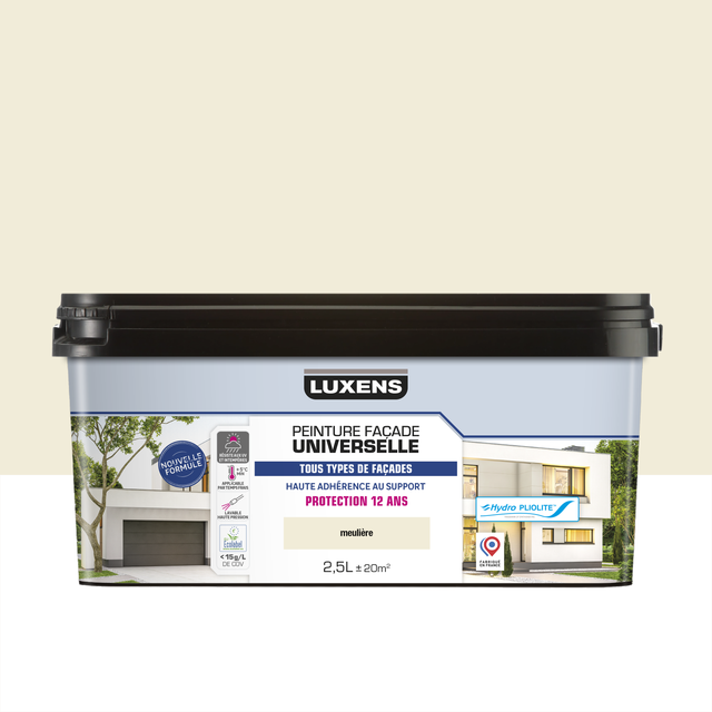 Peinture extérieure façade Universelle LUXENS meulière mat 2.5L