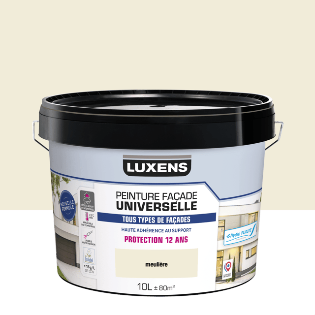 Peinture extérieure façade Universelle LUXENS meulière mat 10L