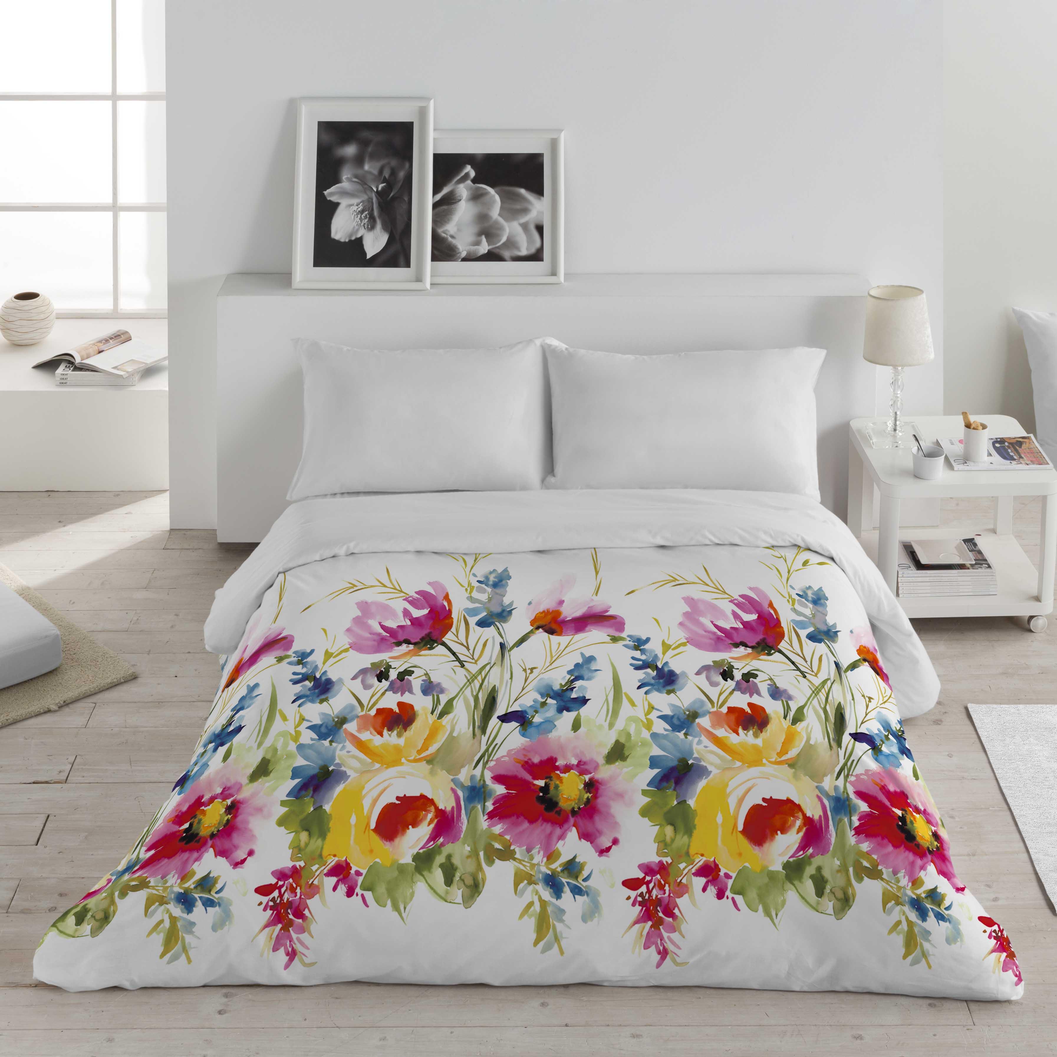 Icehome  Juego De Funda Nórdica Garden Multicolor Para Cama De 105 Cm , Leroy Merlin