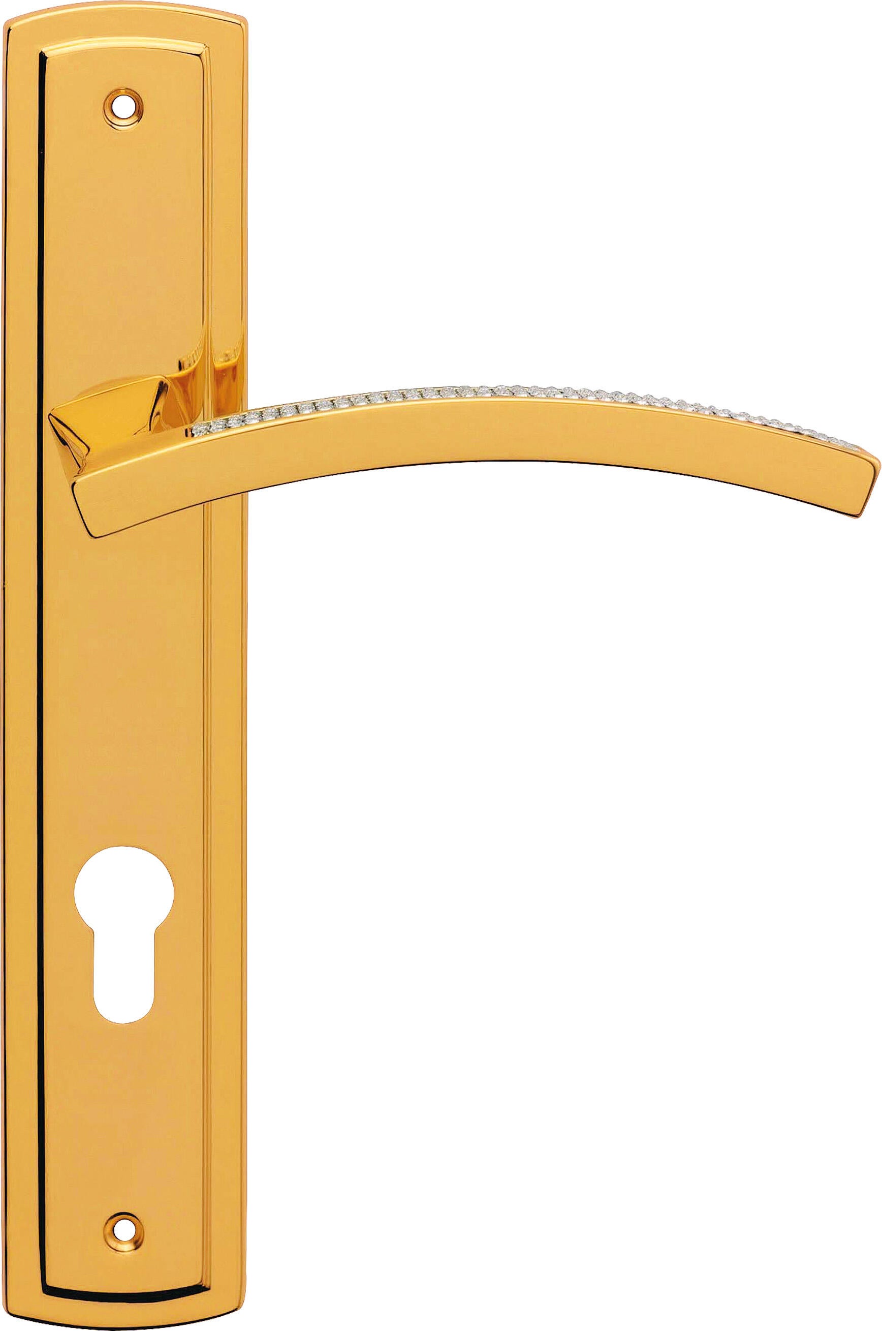 Manilla Individual En Color Plata Para Puertas De PVC Con Bocallave