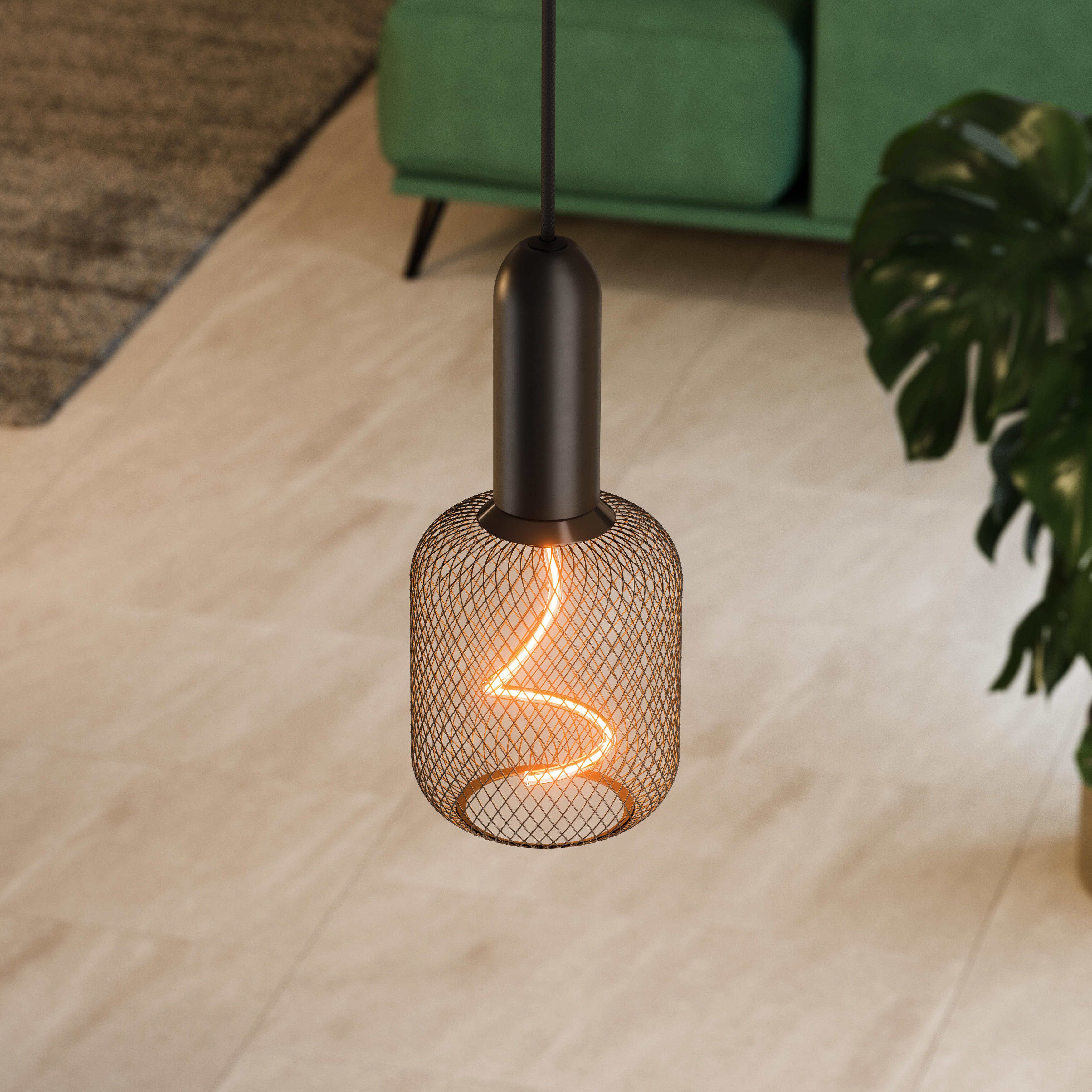 Ampoule led déco, cylindre noir E27, 130lm = 14W, blanc chaud, dimmable, OSRAM - 2