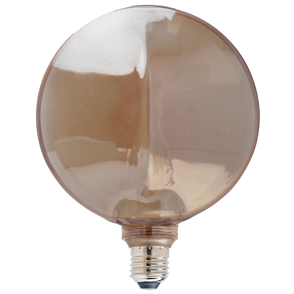 Bombilla decorativa LED E27 forma globo 130 lúmenes 4W color de la luz blanco cálido 1800K CRI 89-80 luz natural y fiel - 3