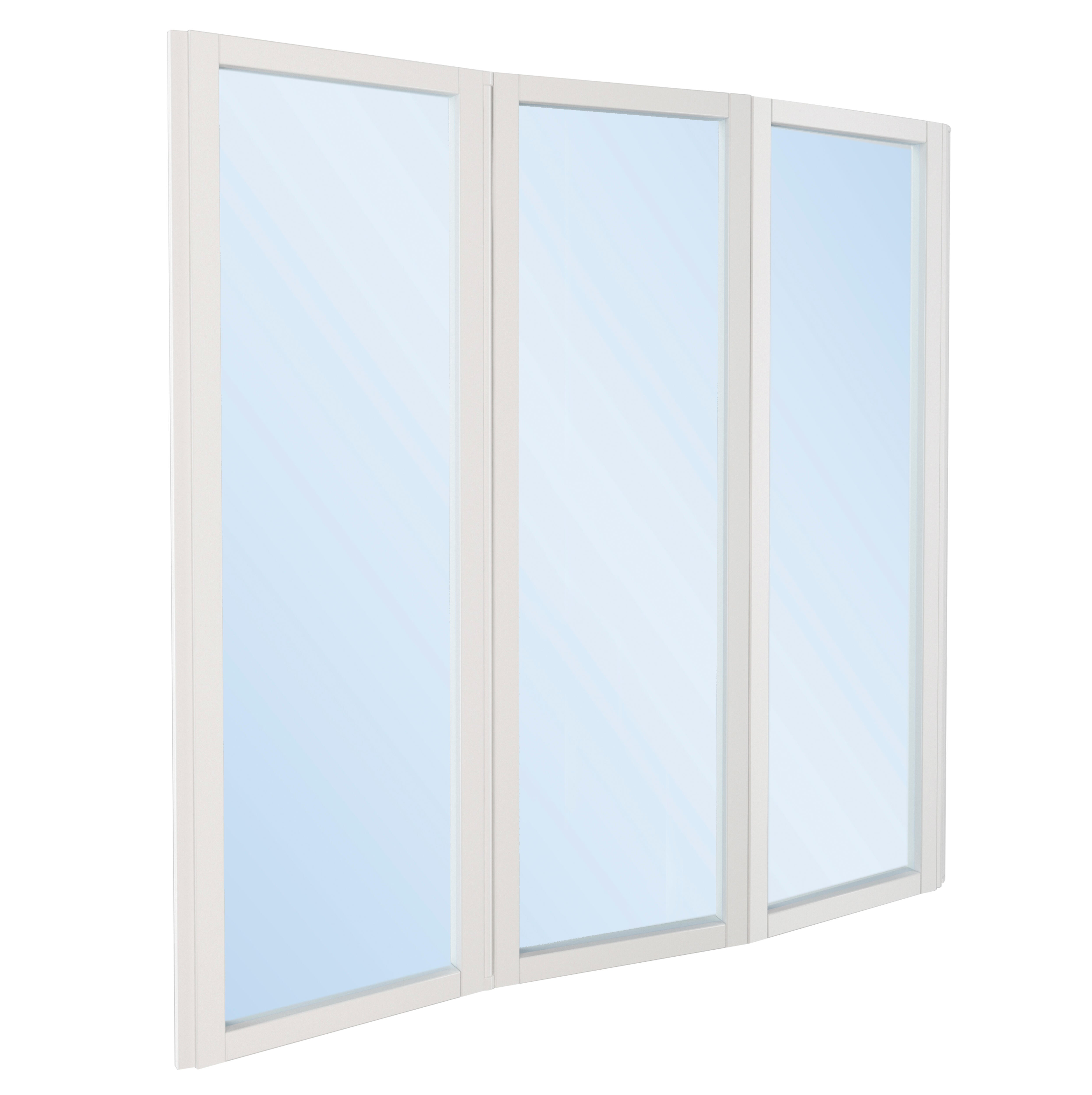 BIOMBO DE BAÑERA 3 HOJAS PLEGABLE ECO 140X140CM BLANCO - 2