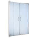 MAMPARA DE DUCHA 2 PUERTAS FRONTAL CORREDERA TEKA INCA SLIM 160CM CROMO - 2
