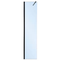 MAMPARA DE DUCHA FRONTAL FIJA CARIBE PRO 80CM NEGRO - 2