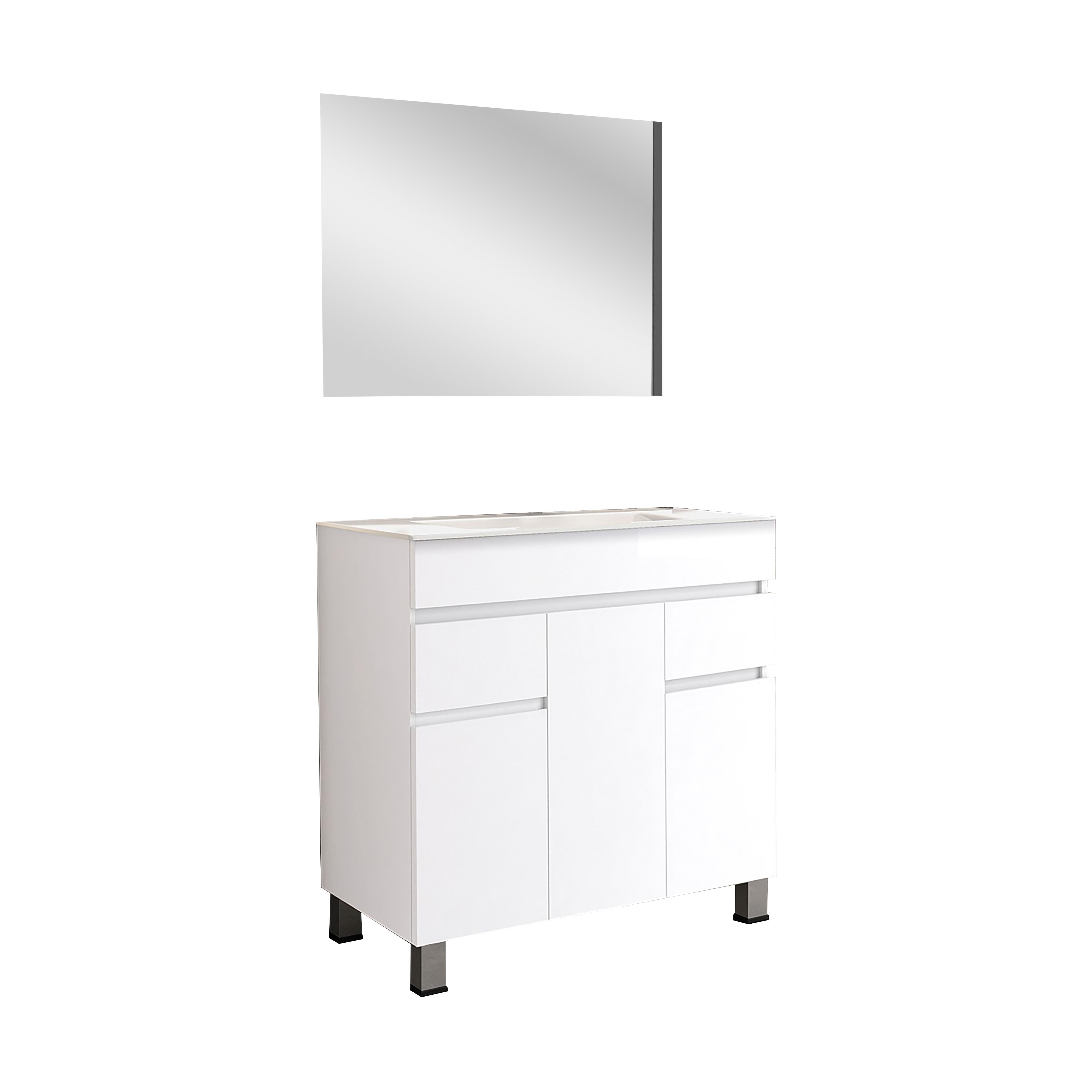 CONJUNTO MUEBLE DE BAÑO BALI BLANCO 79X46CM - 2