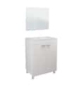 MUEBLE DE BAÑO CON ESPEJO LC1 BLANCO 81X46CM - 3