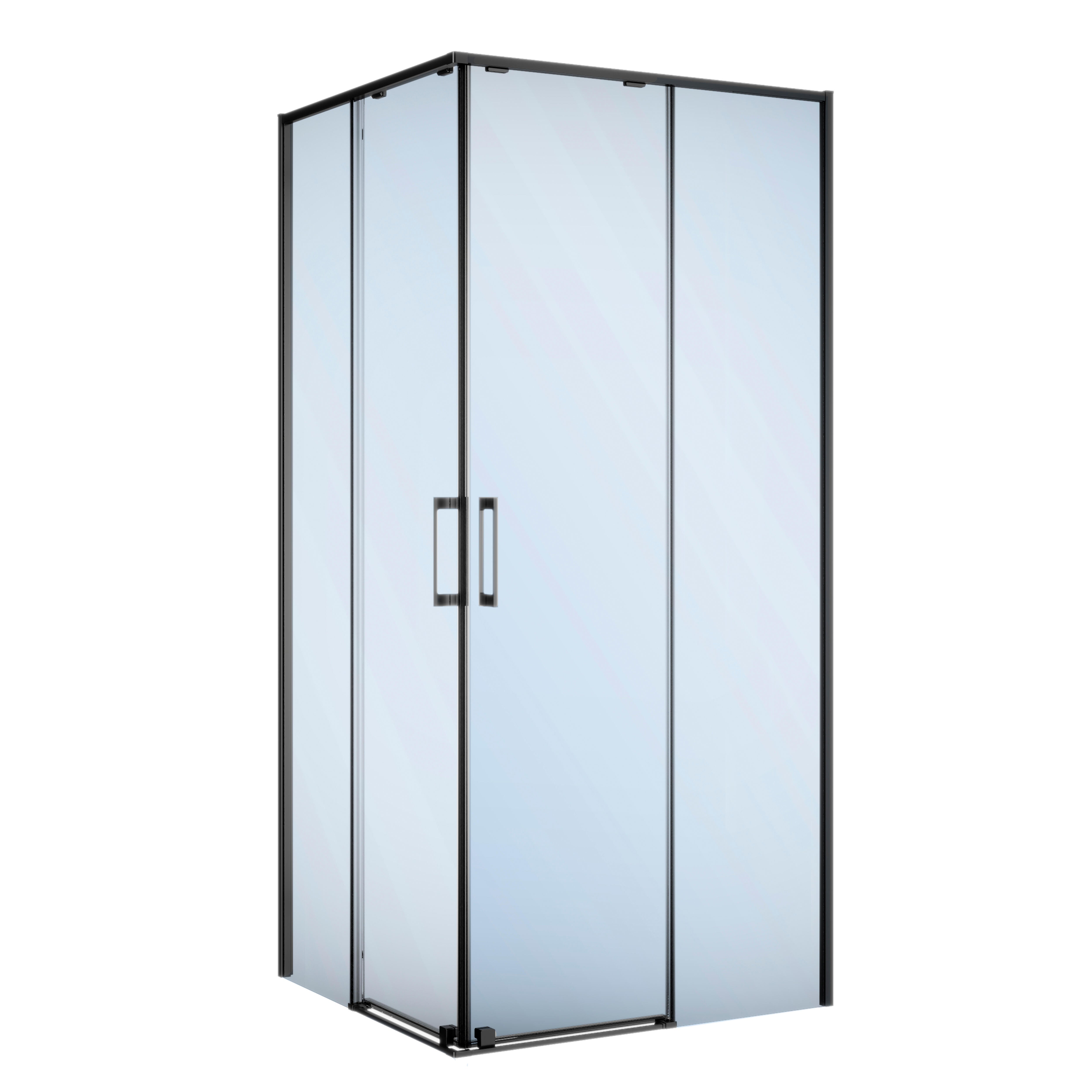 MAMPARA DE DUCHA CUADRADA TEKA INCA SLIM 90X90CM NEGRO - 2