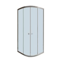 MAMPARA DE DUCHA CURVA CATANIA PRO 90X90CM CROMO - 2