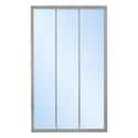 MAMPARA DE DUCHA 3 PUERTAS FRONTAL CORREDERA SIENA 160CM CROMO - 2