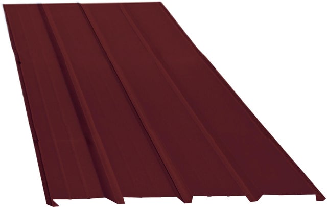 PLACA ACERO LACADO TRAPEZOIDAL ROJO 6X1 M