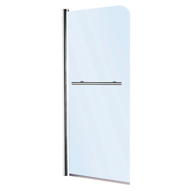 BIOMBO DE BAÑERA ABATIBLE NIXIE 85X140CM CROMO