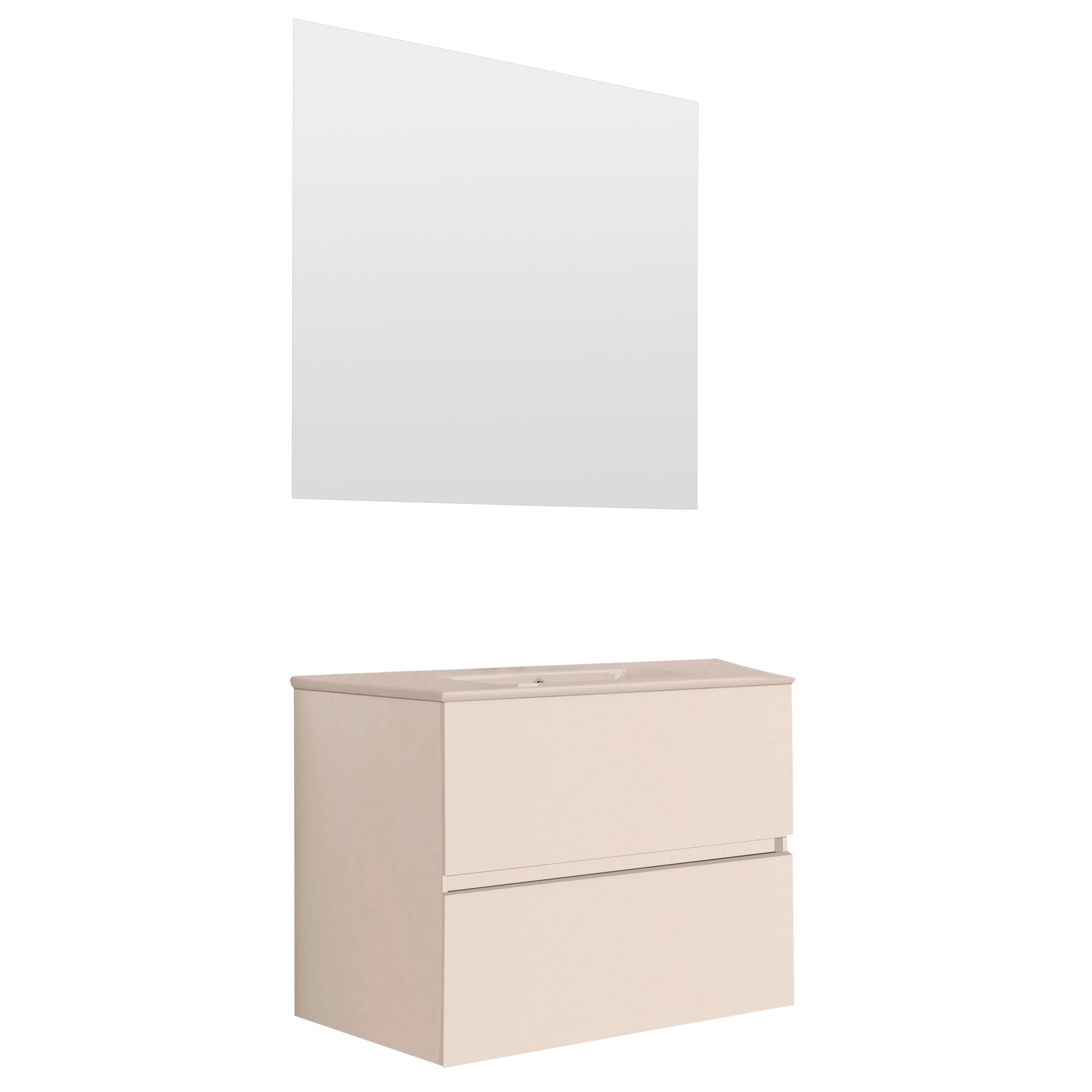 CONJUNTO MUEBLE DE BAÑO CANCUN BLANCO 70X46CM - 2