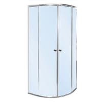 MAMPARA DE DUCHA CURVA CATANIA PRO 75X75CM CROMO - 2