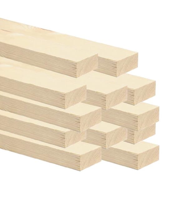 LISTON DE ABETO CEPILLADO 2400X68X44MM - 1