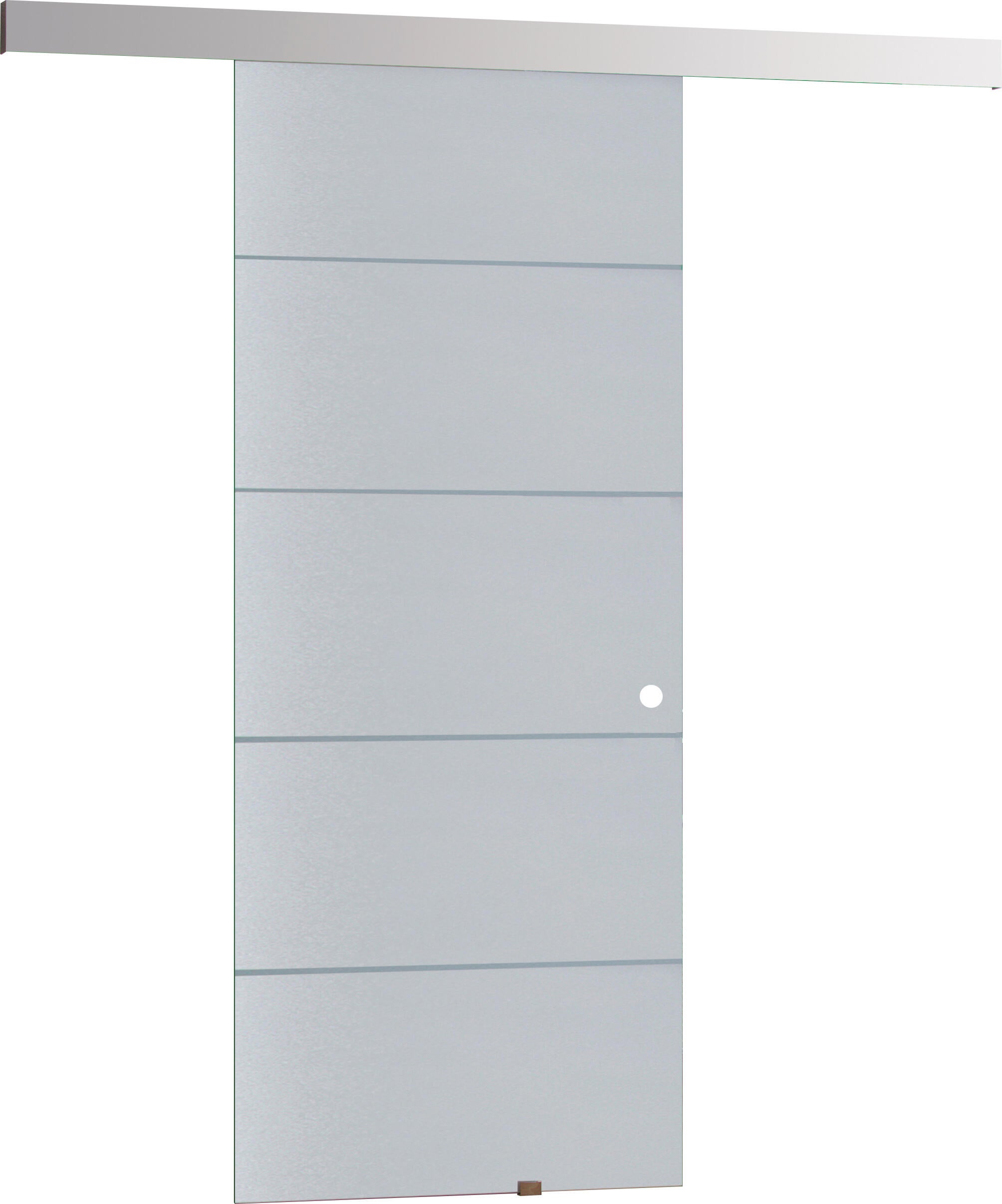 PUERTA CORREDERA DE CRISTAL MIAMI ANCHO 73 CM PARA TAPETA - 2