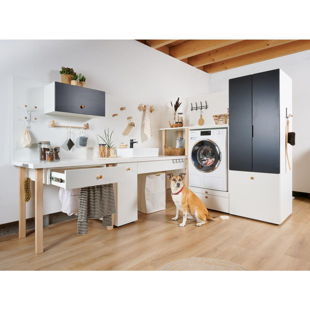 Pé ajustável para armários preto plástico 80x65x25 mm preto Hettich 16844 - 3