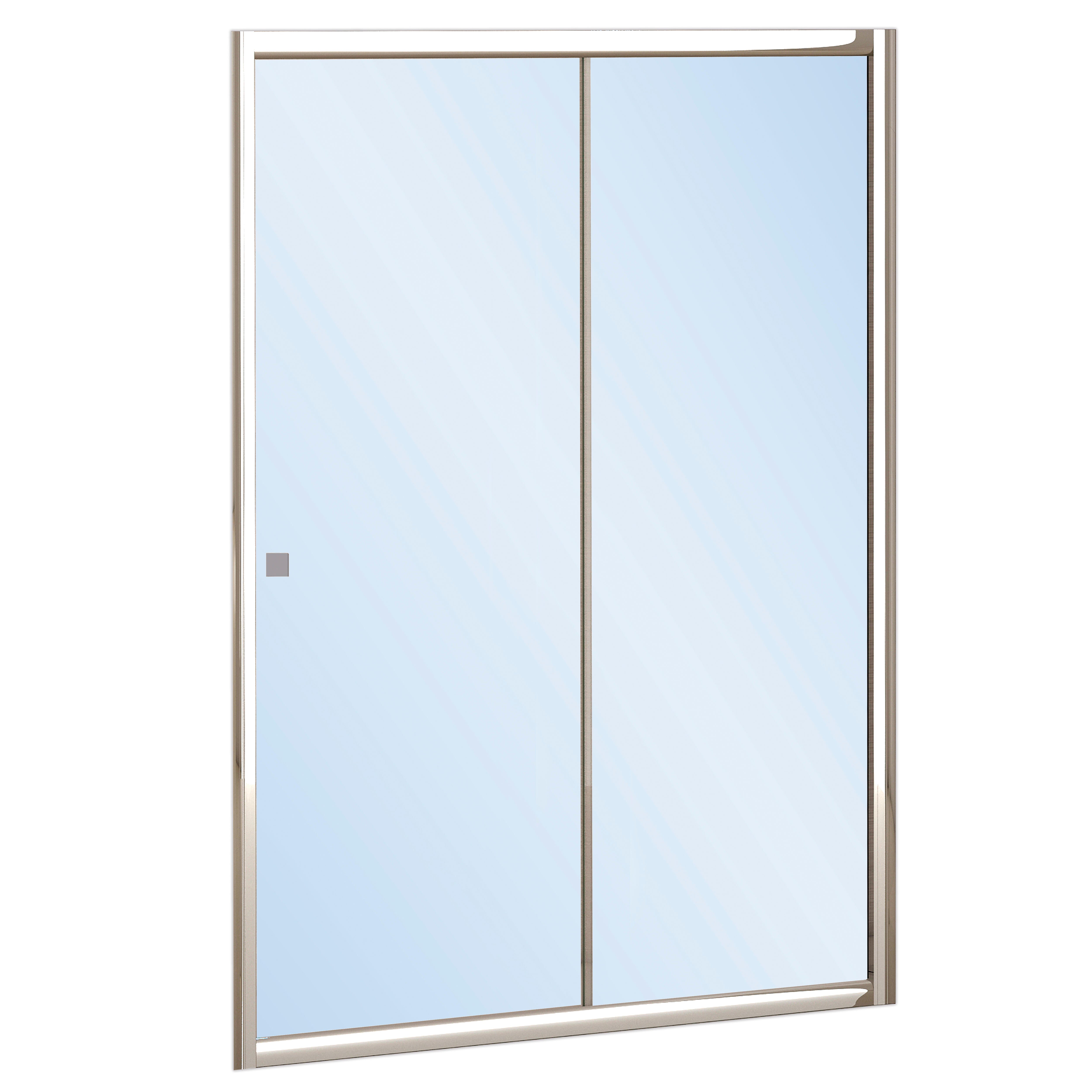 MAMPARA DE DUCHA FRONTAL CORREDERA CATANIA PRO 130CM CROMO - 4