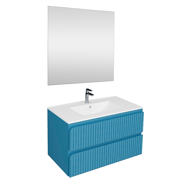 MUEBLE DE BAÑO BLUR AZUL 80X45CM