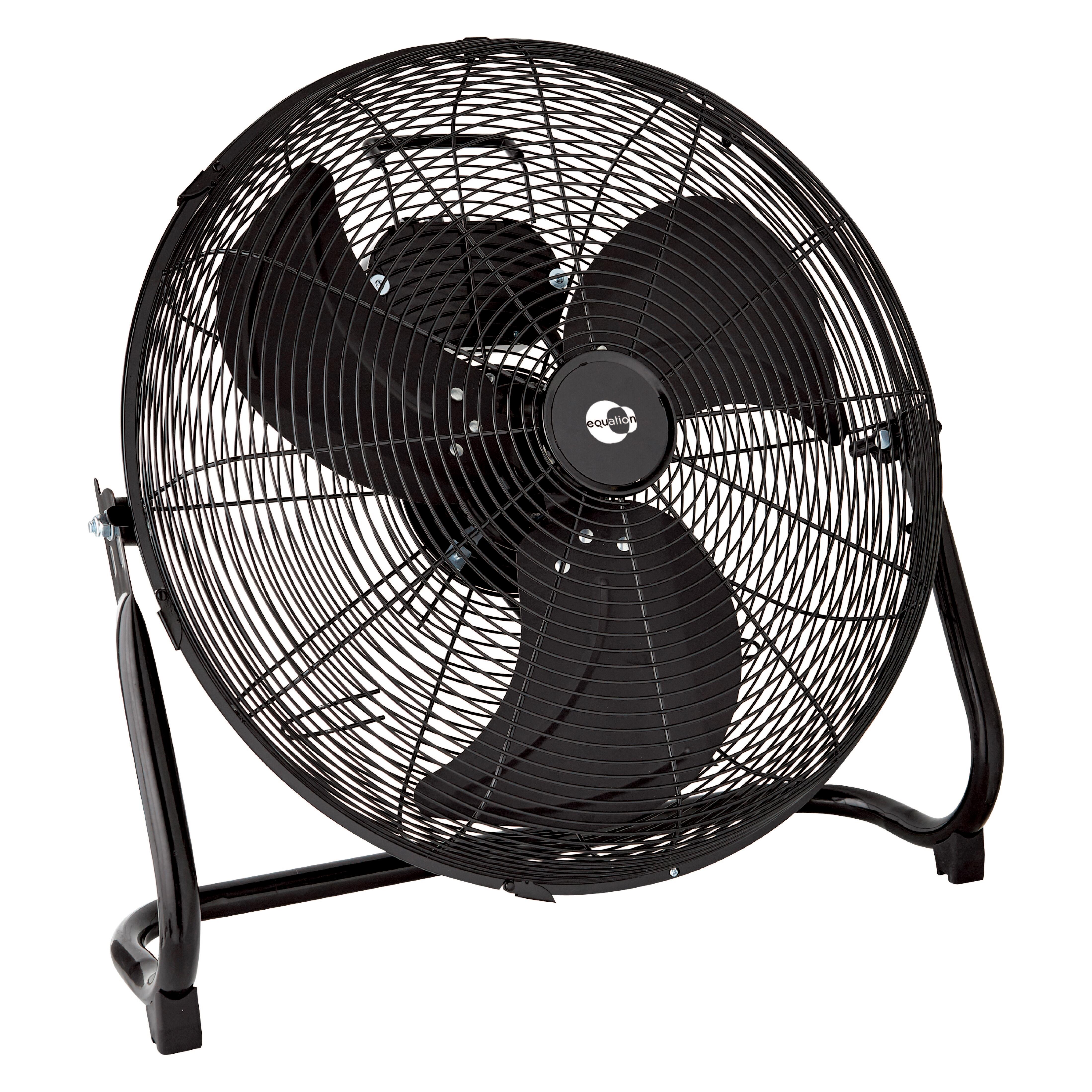 Ventilateur de sol, noir EQUATION 120 W, D45 cm - 3