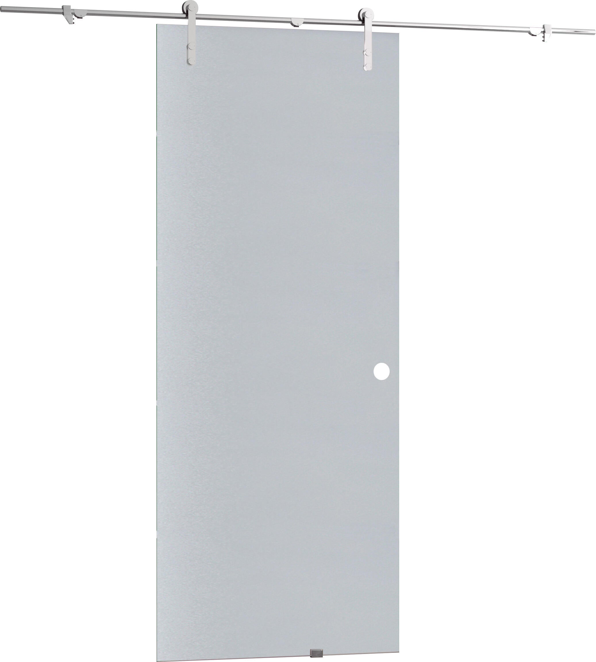 PUERTA CORREDERA DE CRISTAL ORLANDO ANCHO 73 CM PARA TAPETA - 2