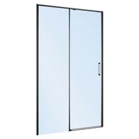 MAMPARA DE DUCHA FRONTAL CORREDERA TEKA INCA SLIM 110CM NEGRO - 3
