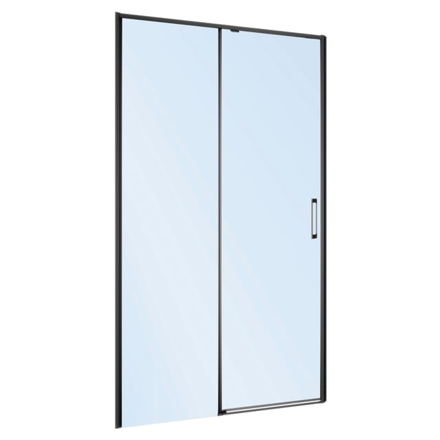 MAMPARA DE DUCHA FRONTAL CORREDERA TEKA INCA SLIM 140CM NEGRO