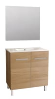 CONJUNTO MUEBLE DE BAÑO KRONO ROBLE 80X46CM - 2