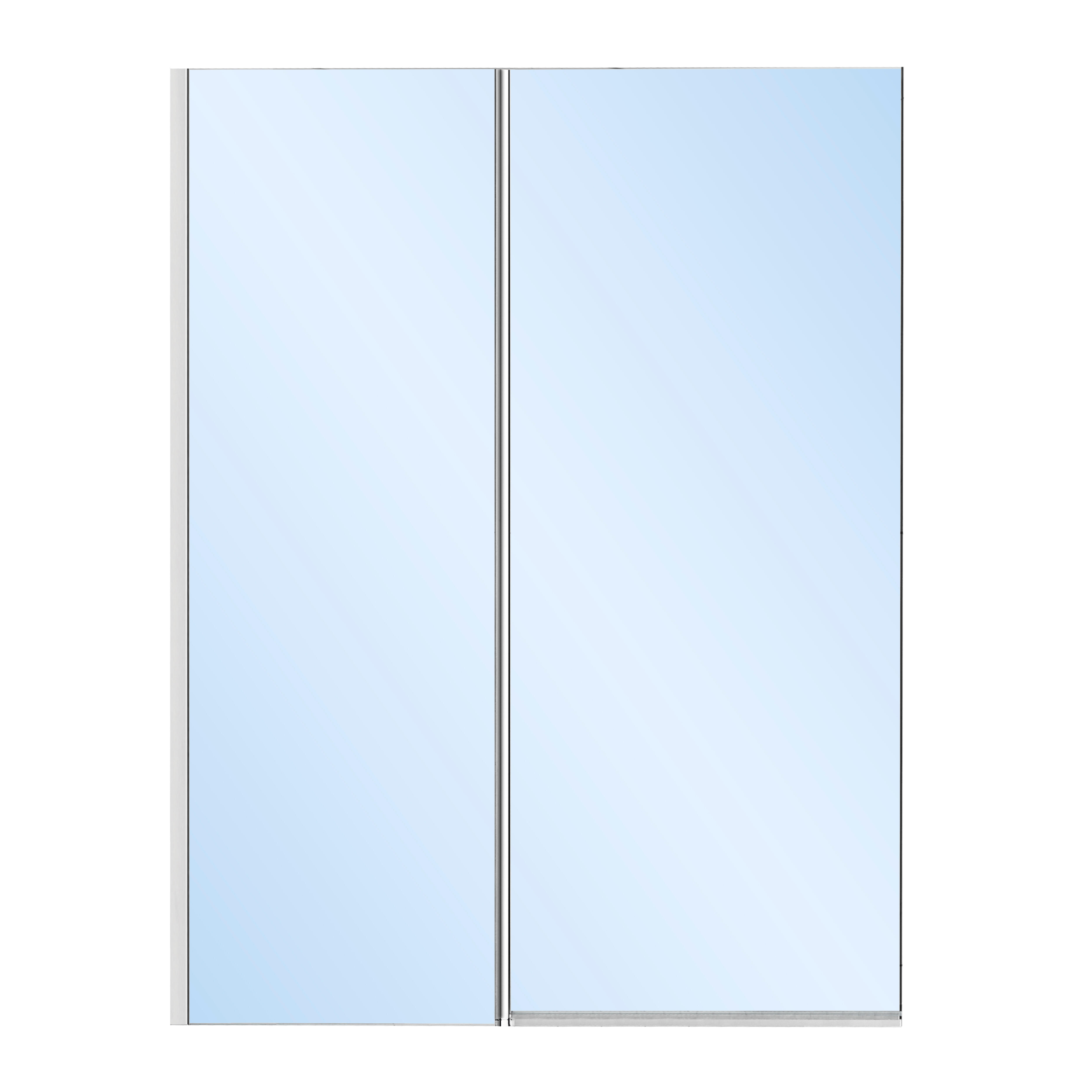 BIOMBO DE BAÑERA 1 HOJA FIJA + 1 HOJA ABATIBLE ADAK 45+60X145CM CROMO - 2