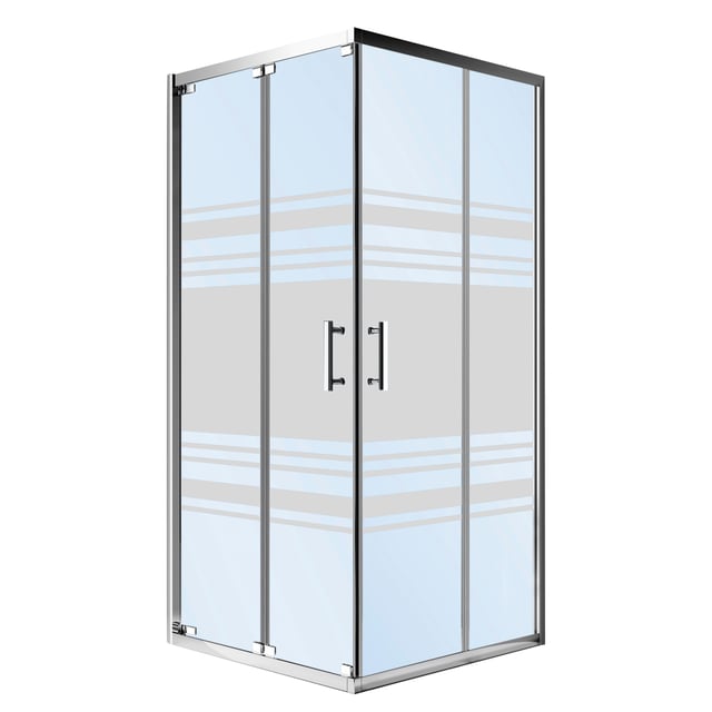 MAMPARA DE DUCHA CUADRADA SOFIA 70X70CM CROMO