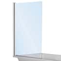 BIOMBO DE BAÑERA ABATIBLE NAVY 85X140CM CROMO - 3