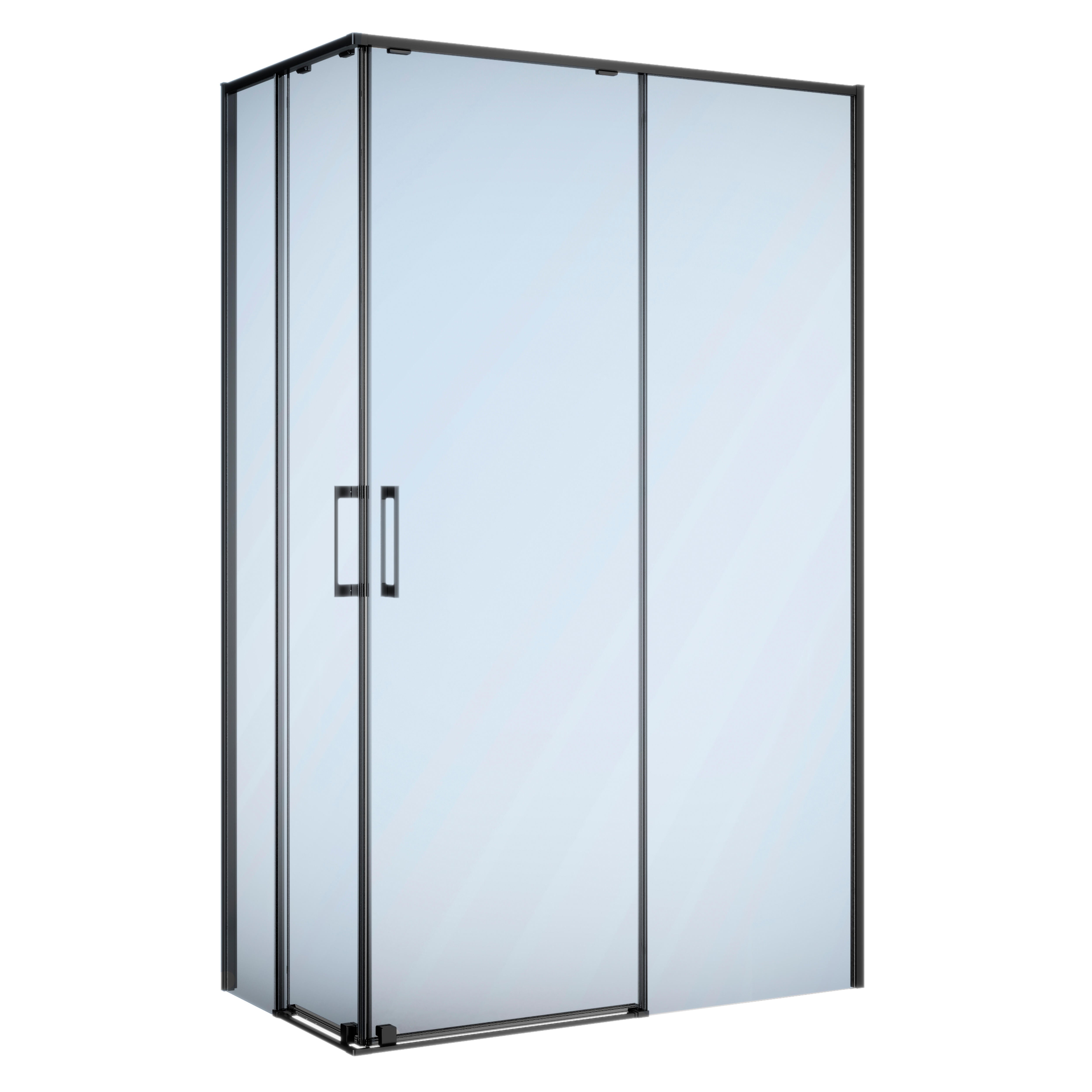 MAMPARA DE DUCHA RECTANGULAR TEKA INCA SLIM 70X120CM NEGRO - 2