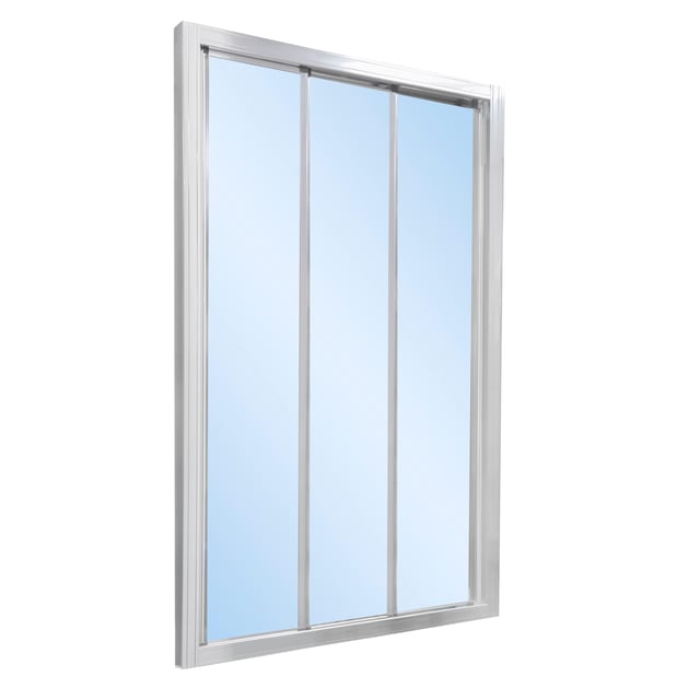 MAMPARA DE DUCHA 3 PUERTAS FRONTAL CORREDERA SIENA 160CM CROMO