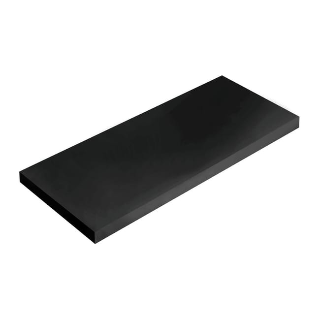 Leroymerlin Mensola a muro SPACEO in mdf L 76 x H 2.2 x P 23.7 cm nero
