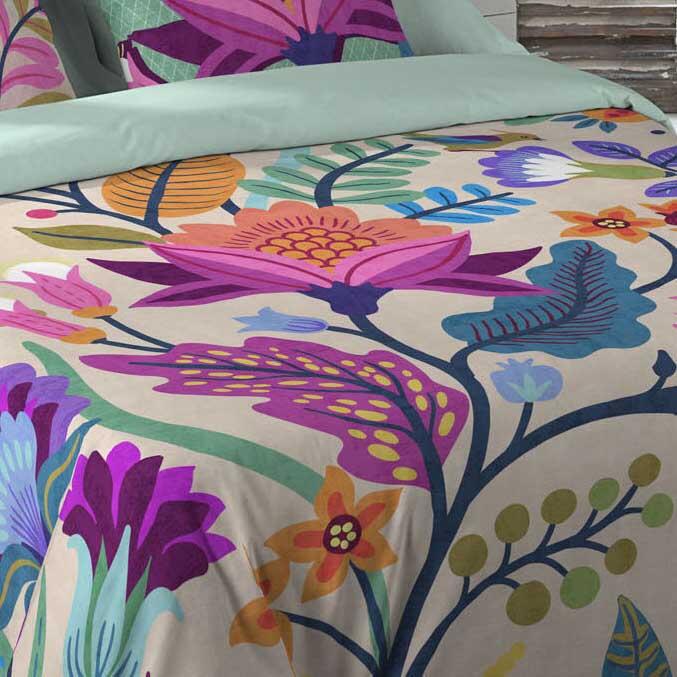 Juego de funda nórdica MARENA multicolor para cama de 90 cm - 4