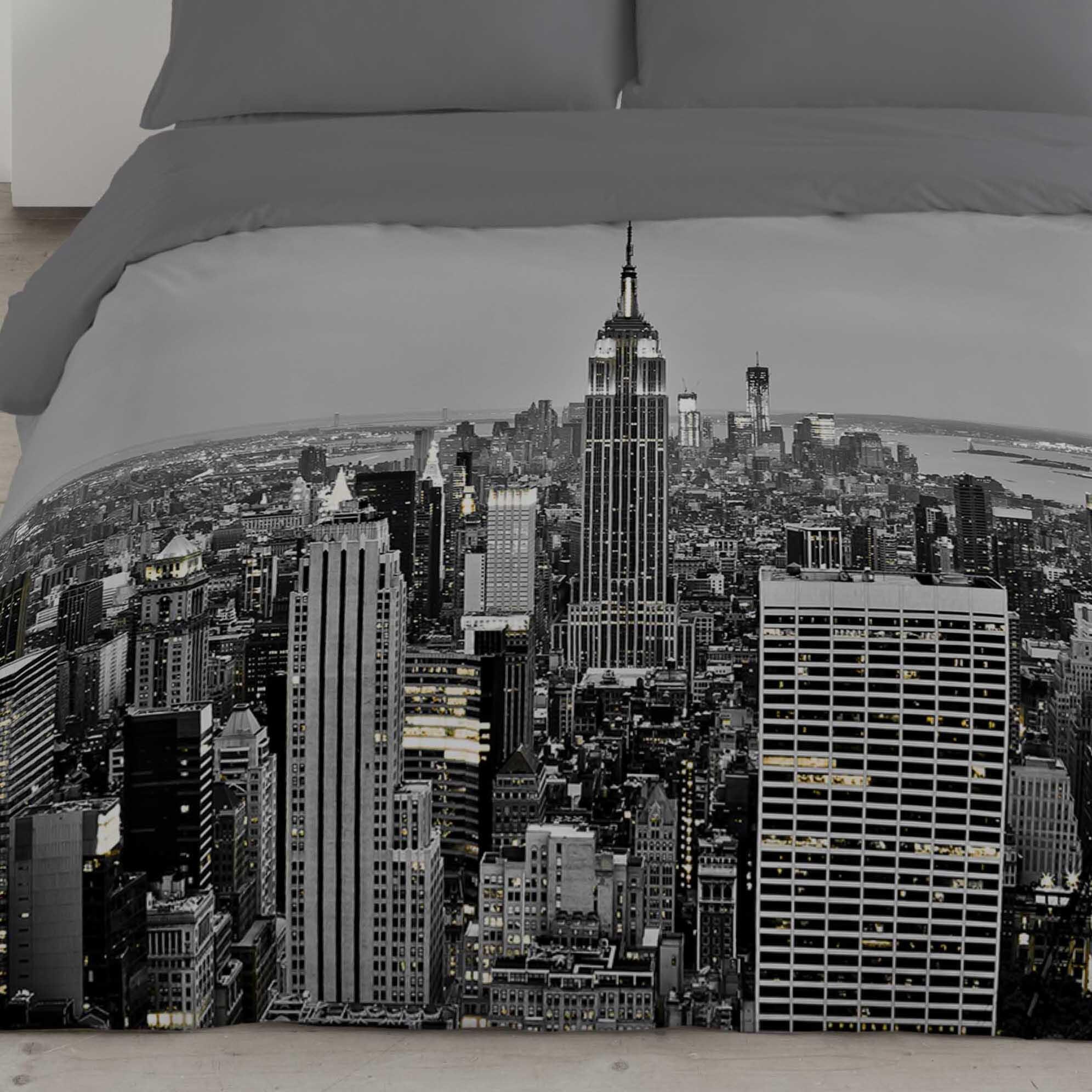 Juego de funda nórdica WALL STREET multicolor para cama de 90 cm - 4