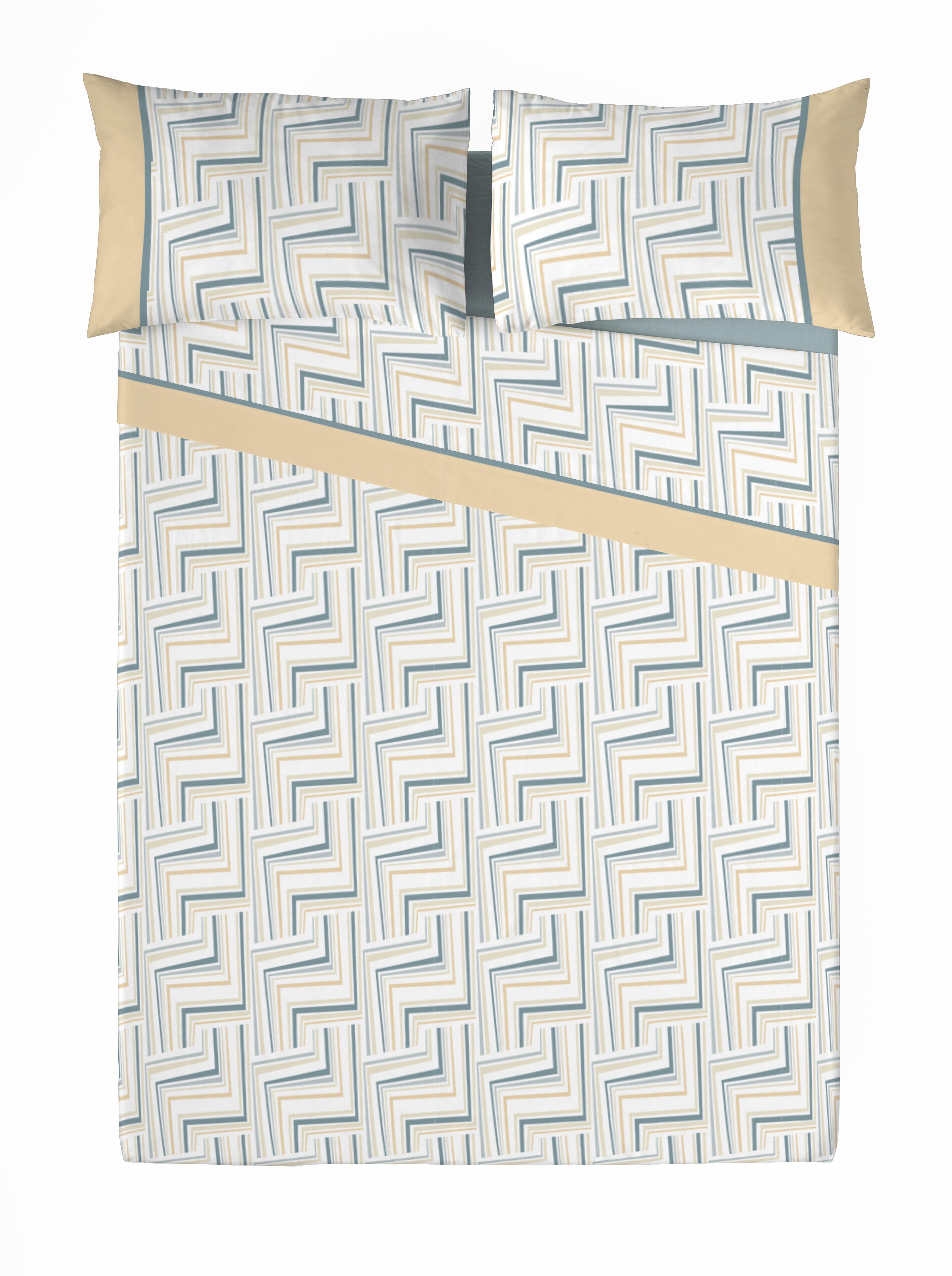 Juego de sábanas Escala 4 piezas para camas de 150 cm - 3