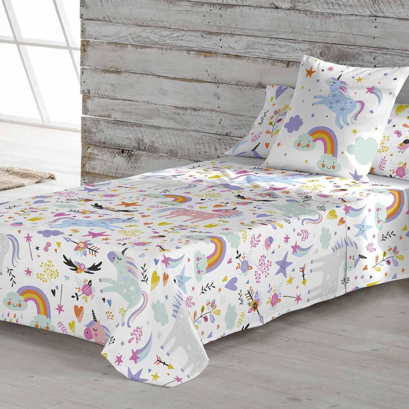 Juego de sábanas infantiles SPARKLY 100% algodón cama 90 cm - 4