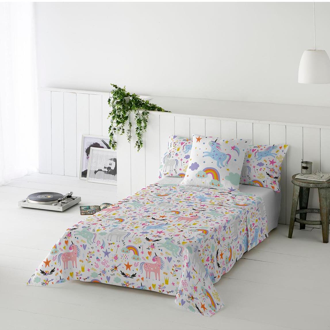 Juego de sábanas infantiles SPARKLY 100% algodón cama 90 cm - 3