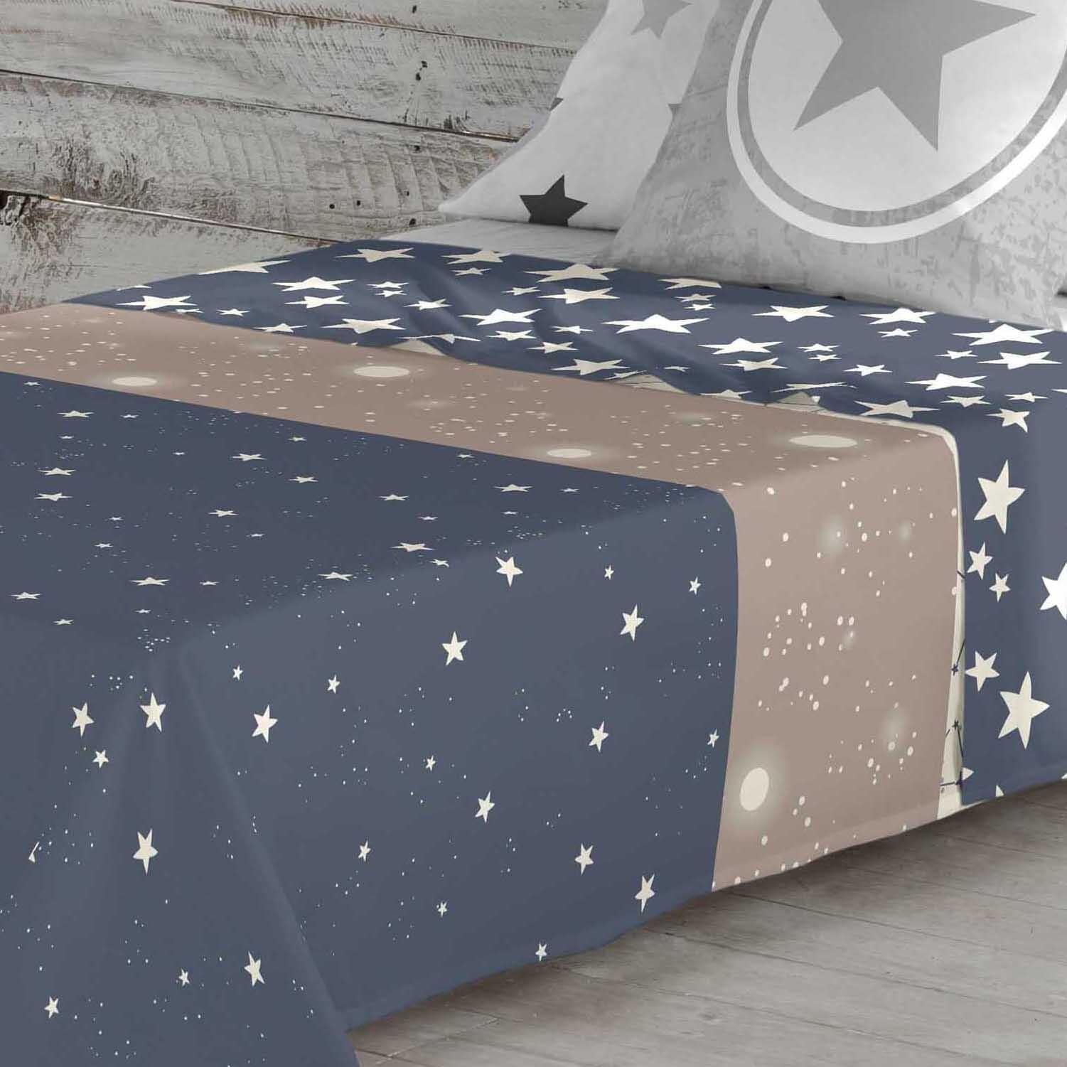 Juego de sábanas 2 piezas INDIGO 100% algodón cama 90 cm - 4