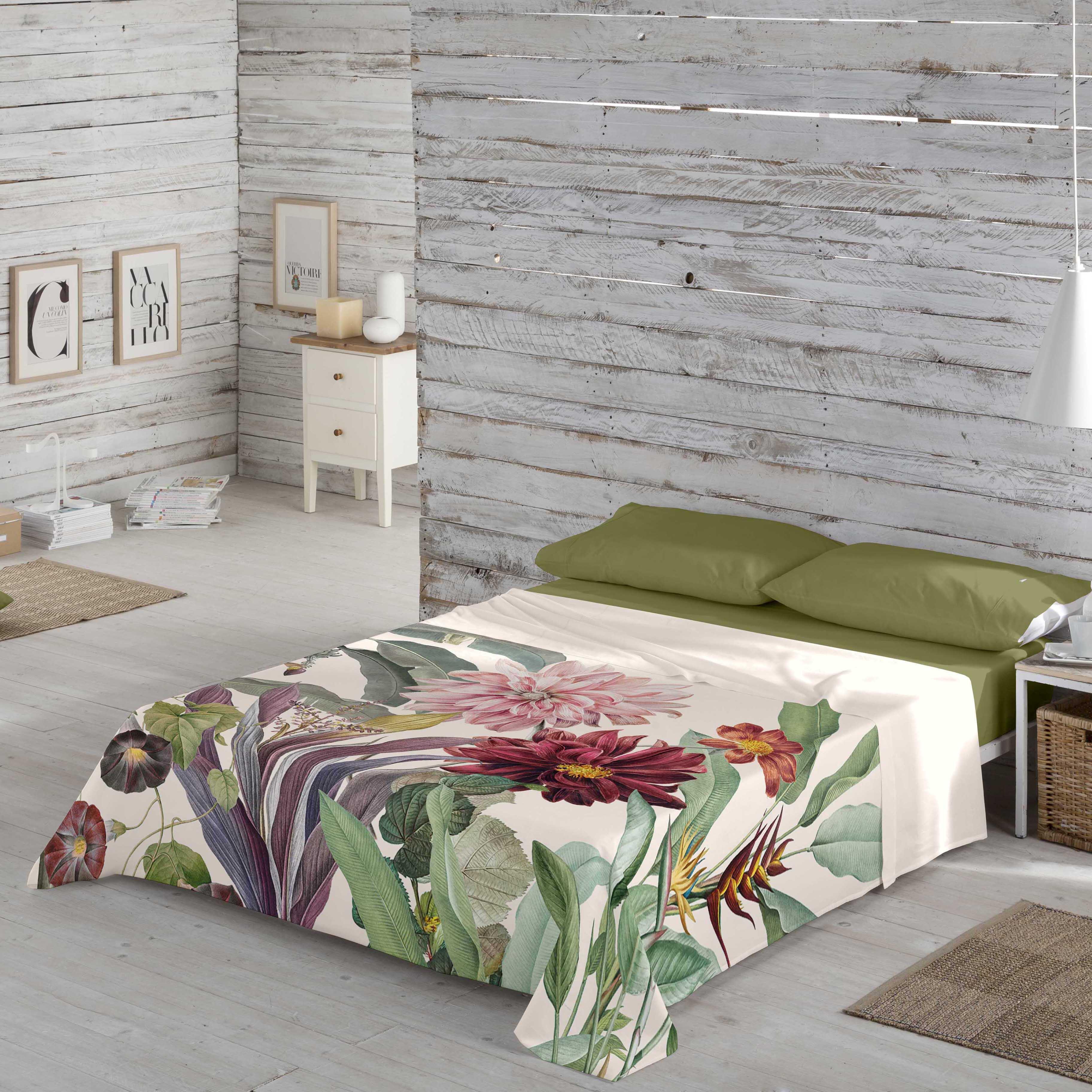 Juego de sábanas 4 piezas MIRELLE  100% algodón cama 150 cm - 2