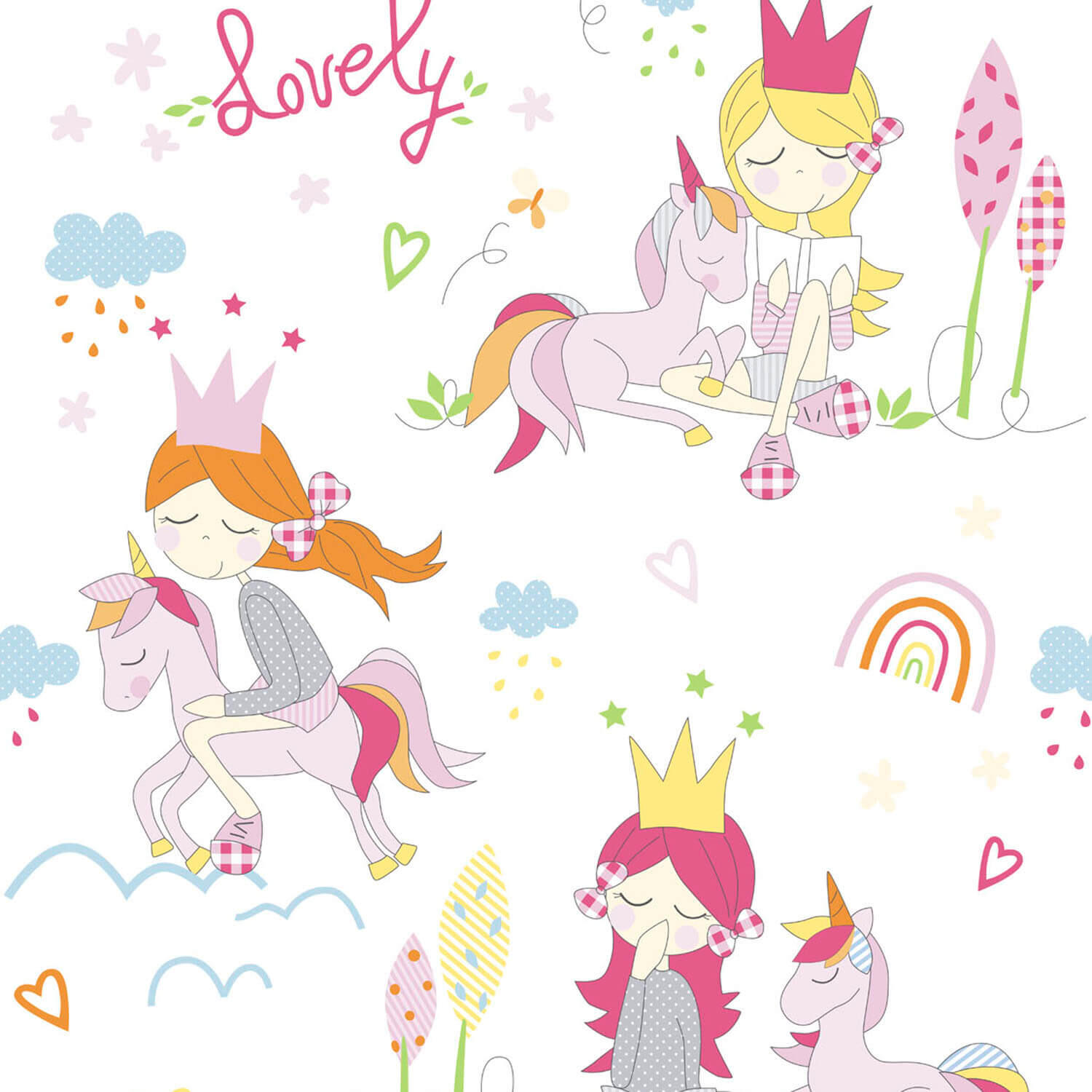 Juego de sábanas infantil LOVELY 100% algodón cama 90 cm - 4