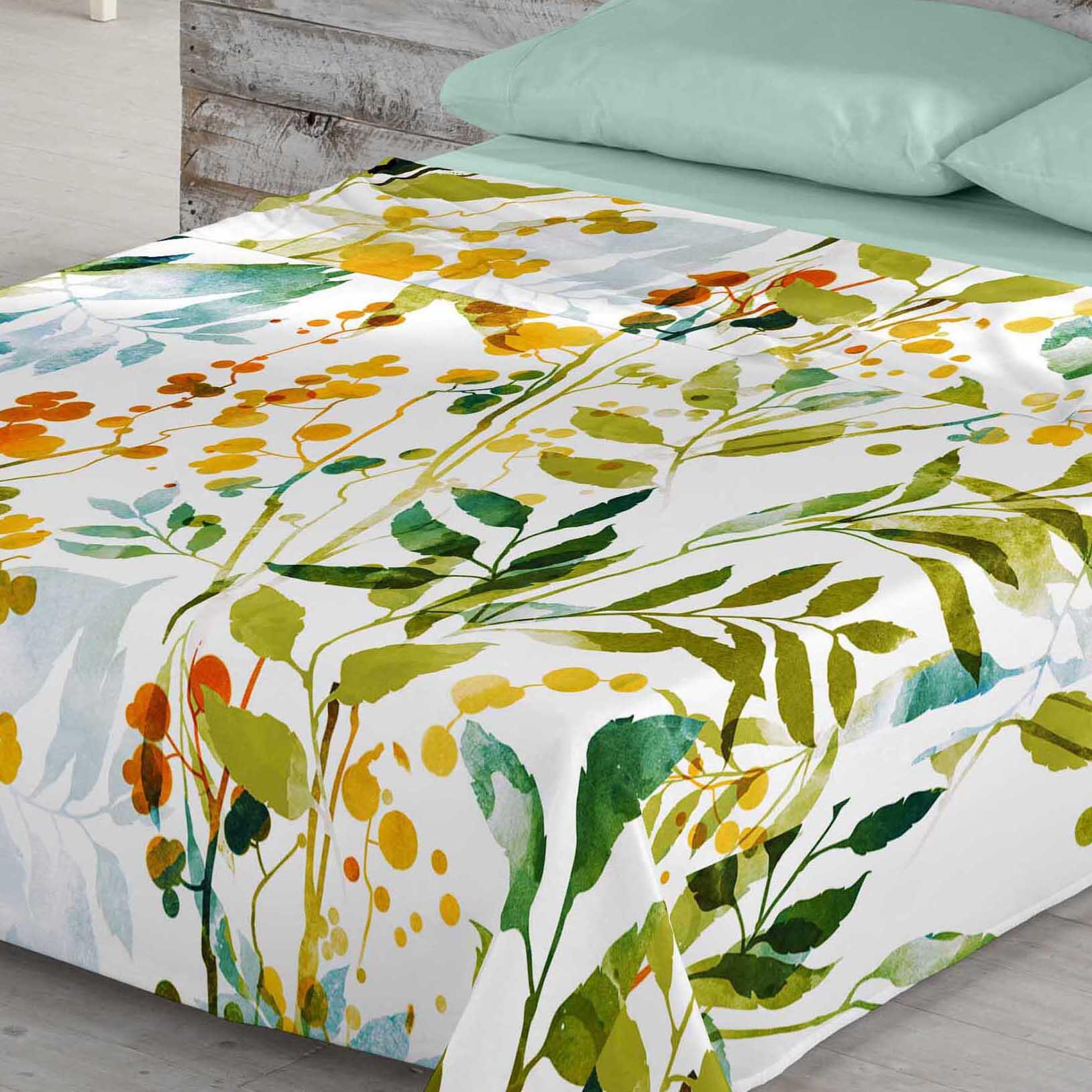 Juego de sábanas 4 piezas CALPE 100% algodón cama 150 cm - 4