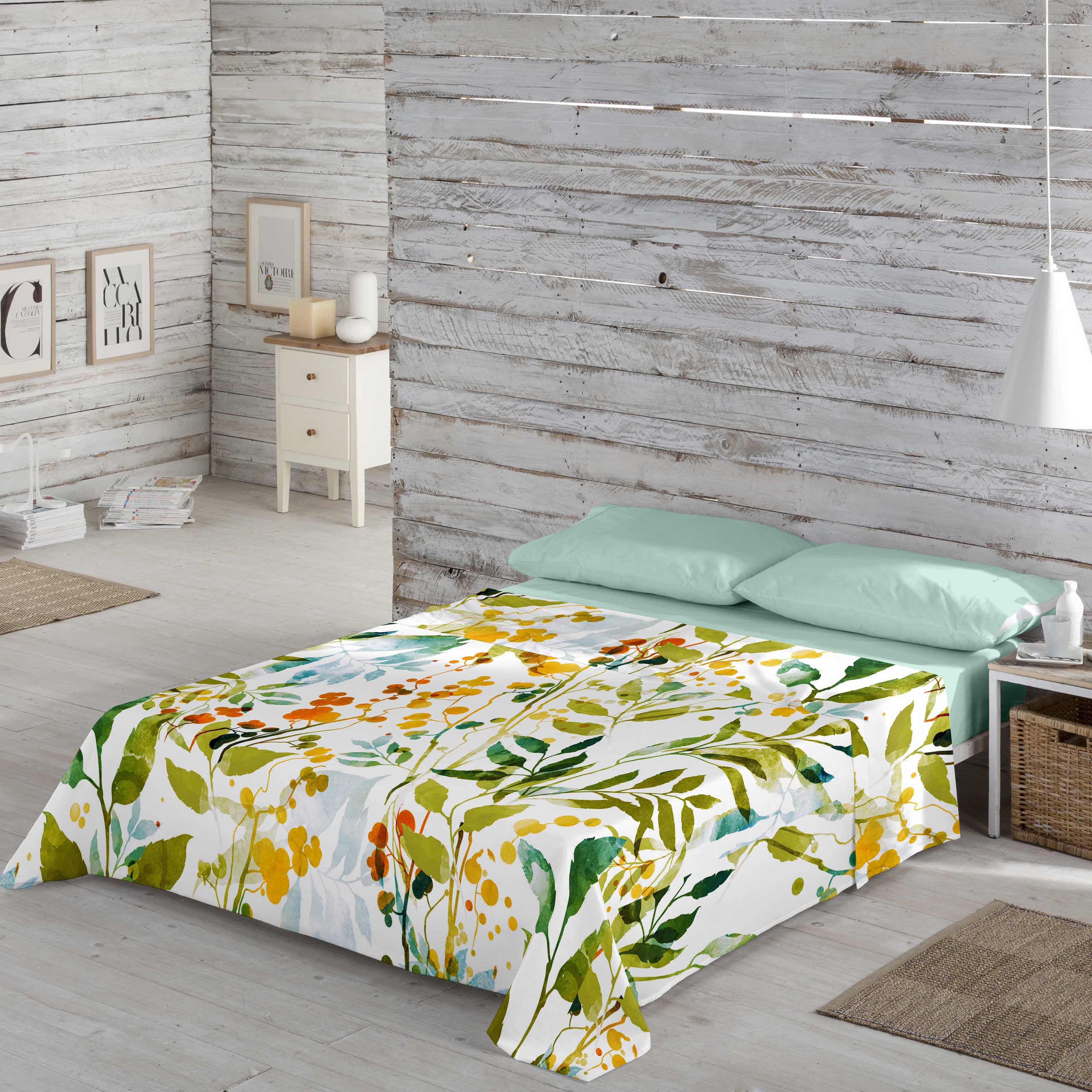Juego de sábanas 4 piezas CALPE 100% algodón cama 150 cm - 3
