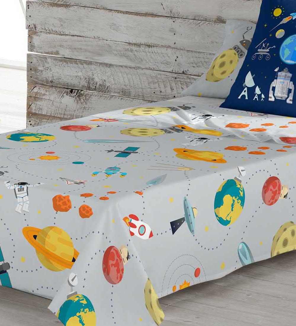 Juego de sábanas infantil BERTO 100% algodón cama 90 cm - 3