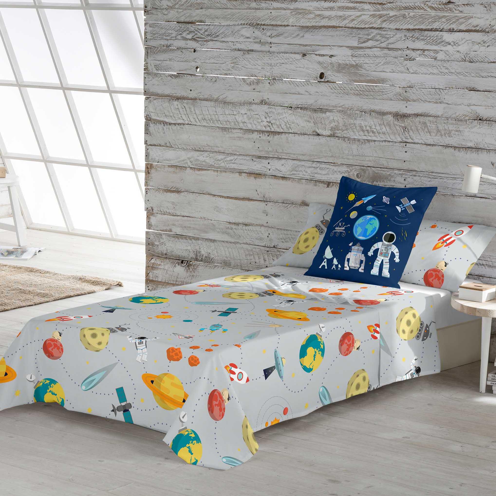 Juego de sábanas infantil BERTO 100% algodón cama 90 cm - 2