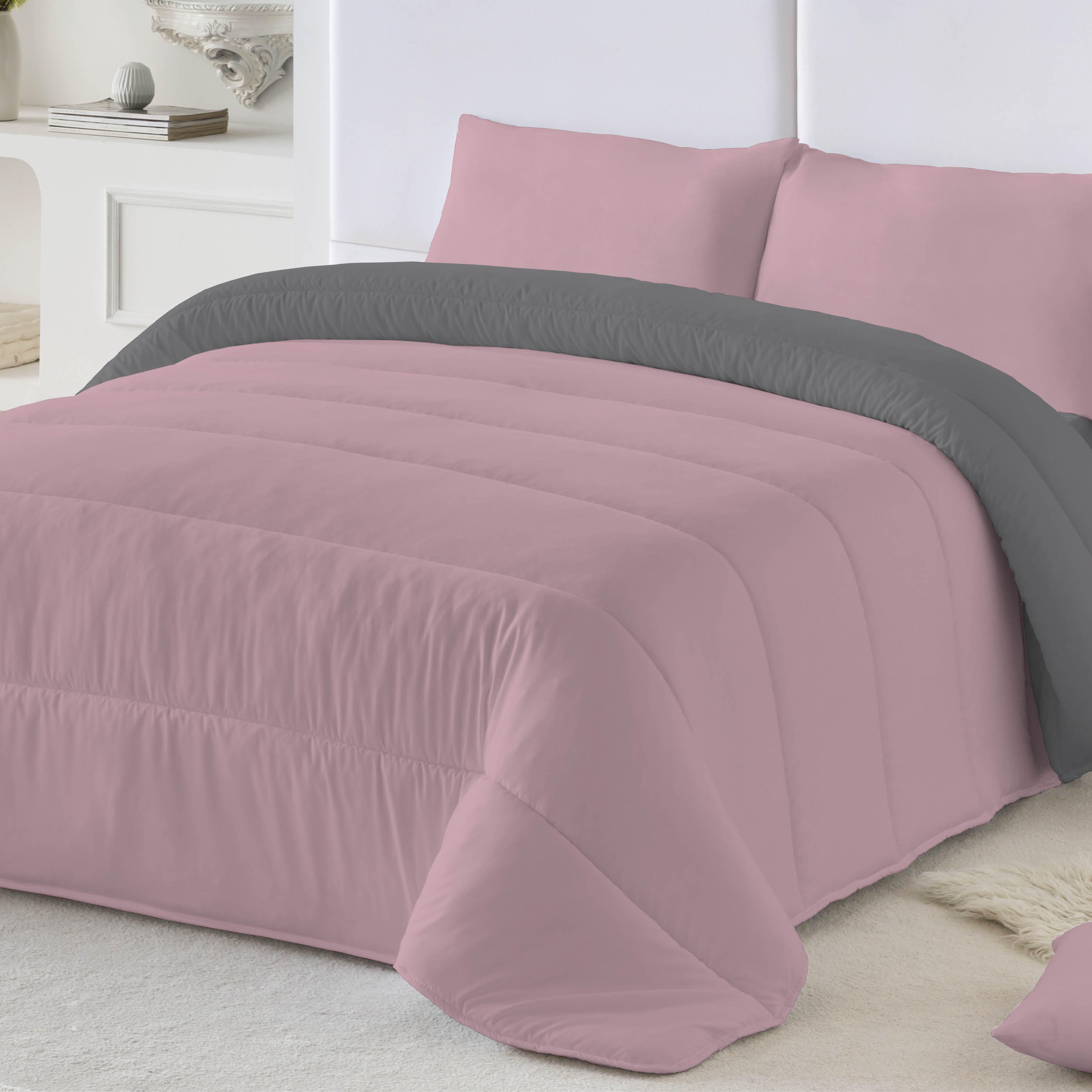 Edredón nórdico ROSA 270x260 cm para camas de 180 cm - 2