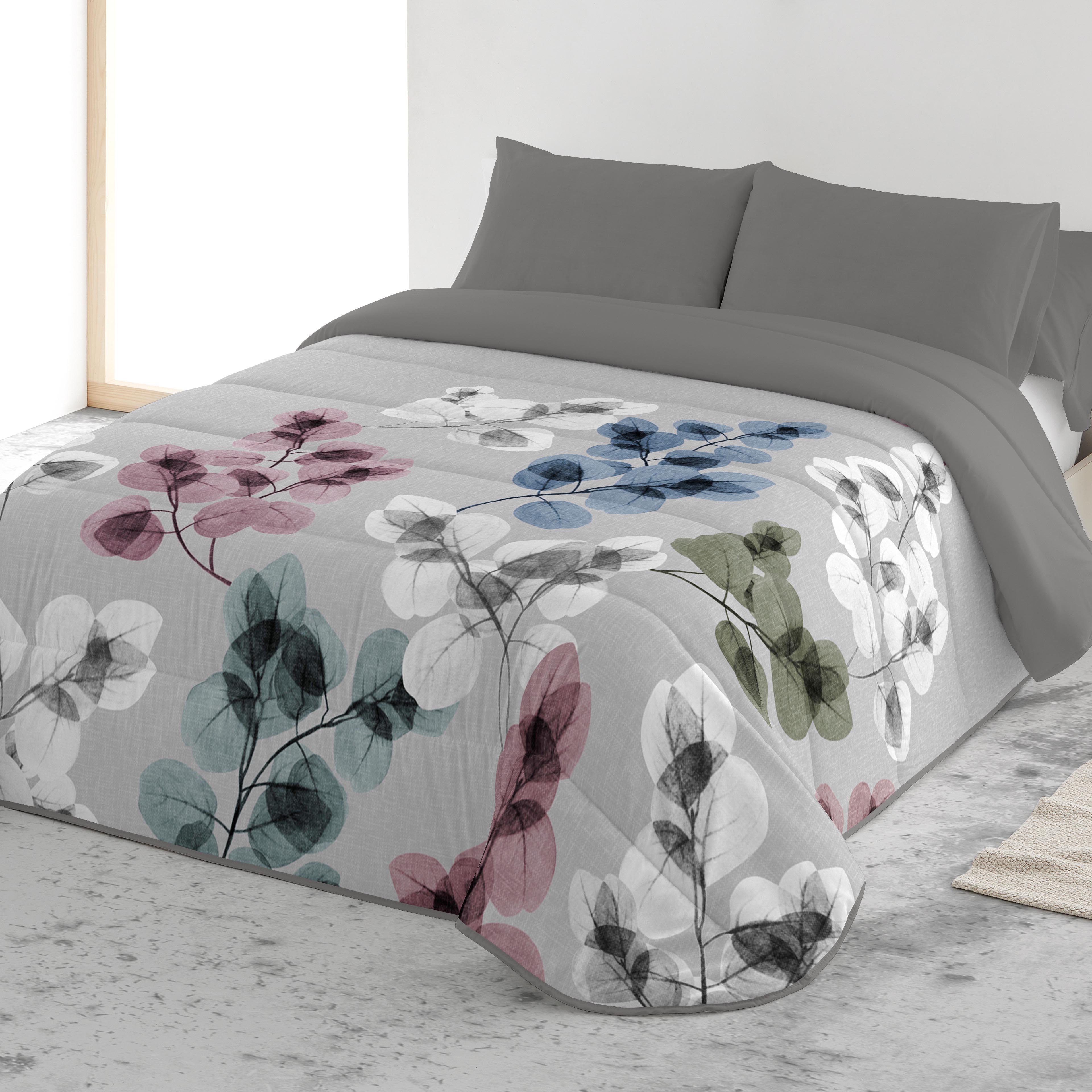 Edredón ONE GRAY 270x260 cm para cama 180 cm - 5