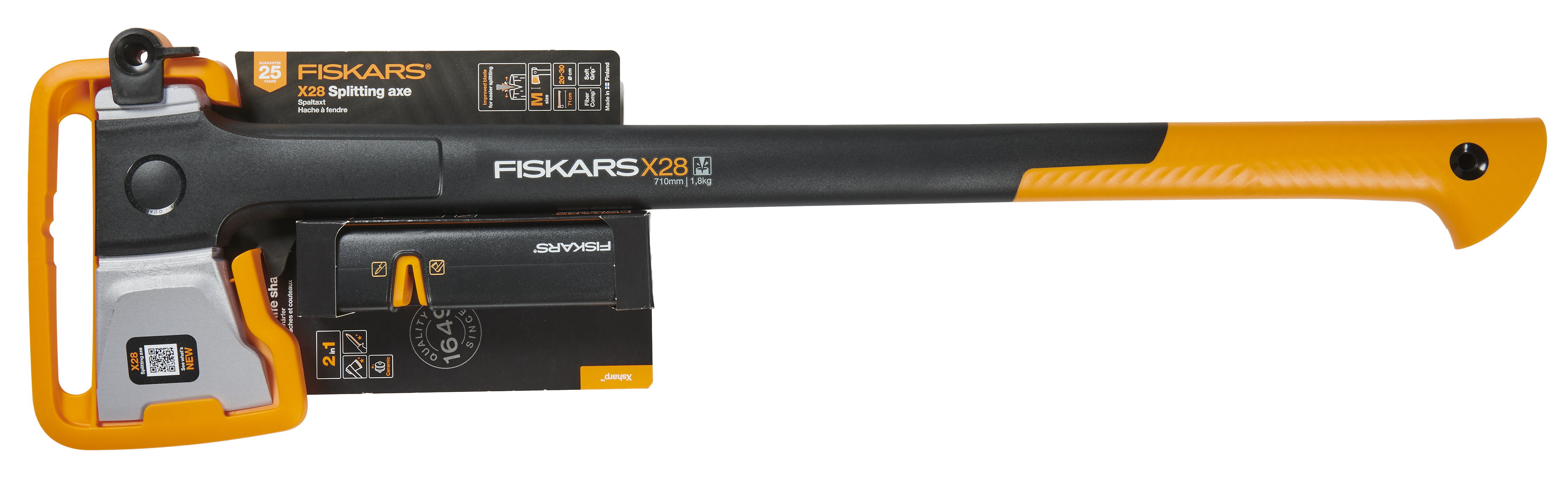 Siekiera Fiskars X28 rozłupująca 1,92kg 74cm + ostrzałka - 12