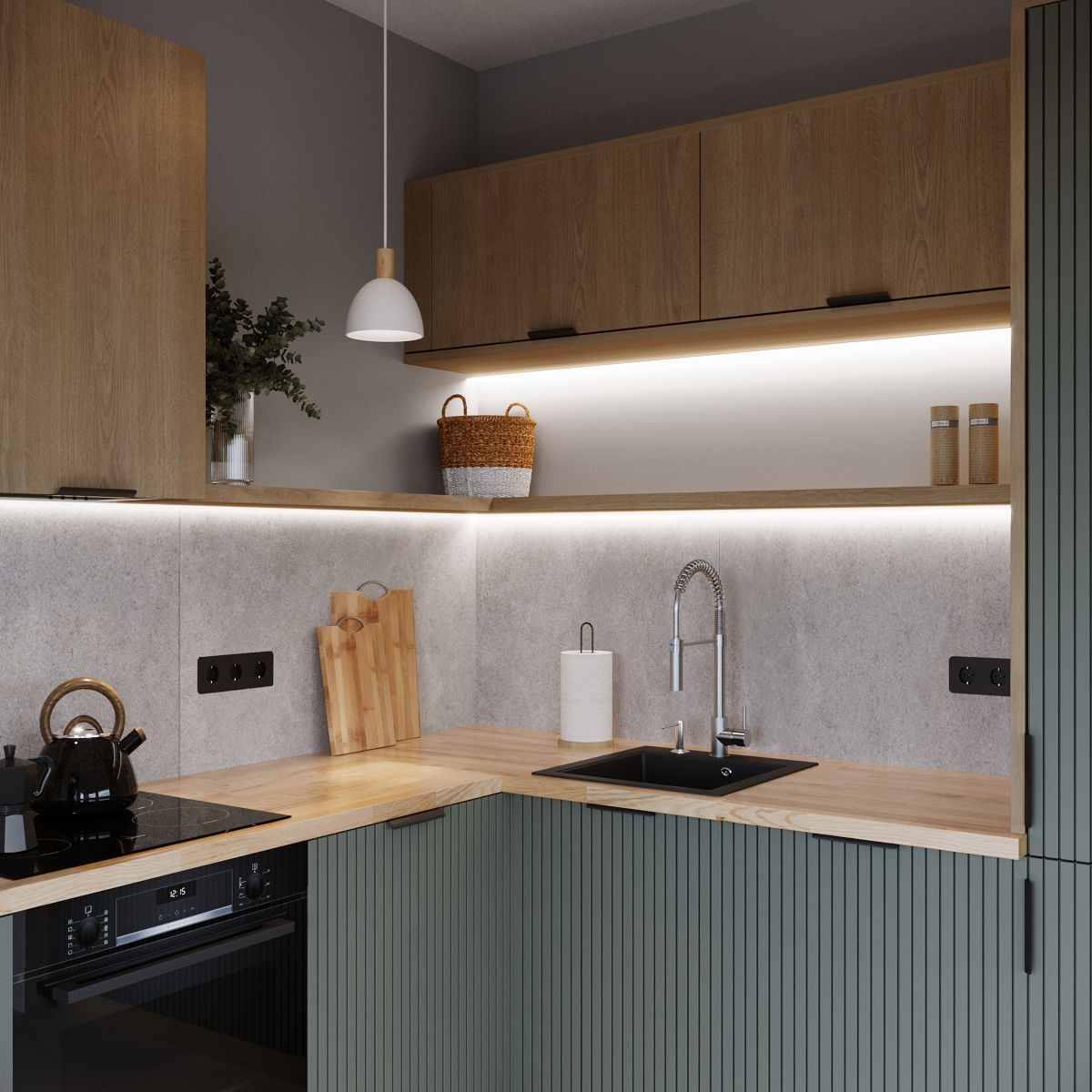 Lampa wisząca Venosa E27 biała Inspire - 3